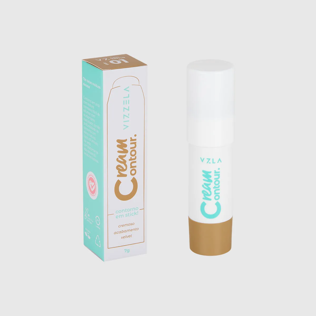 Cream Contour Contorno em Stick - Vizzela