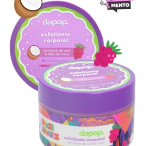 Esfoliante Corporal Semente de Uva e Óleo de Coco - Dapop