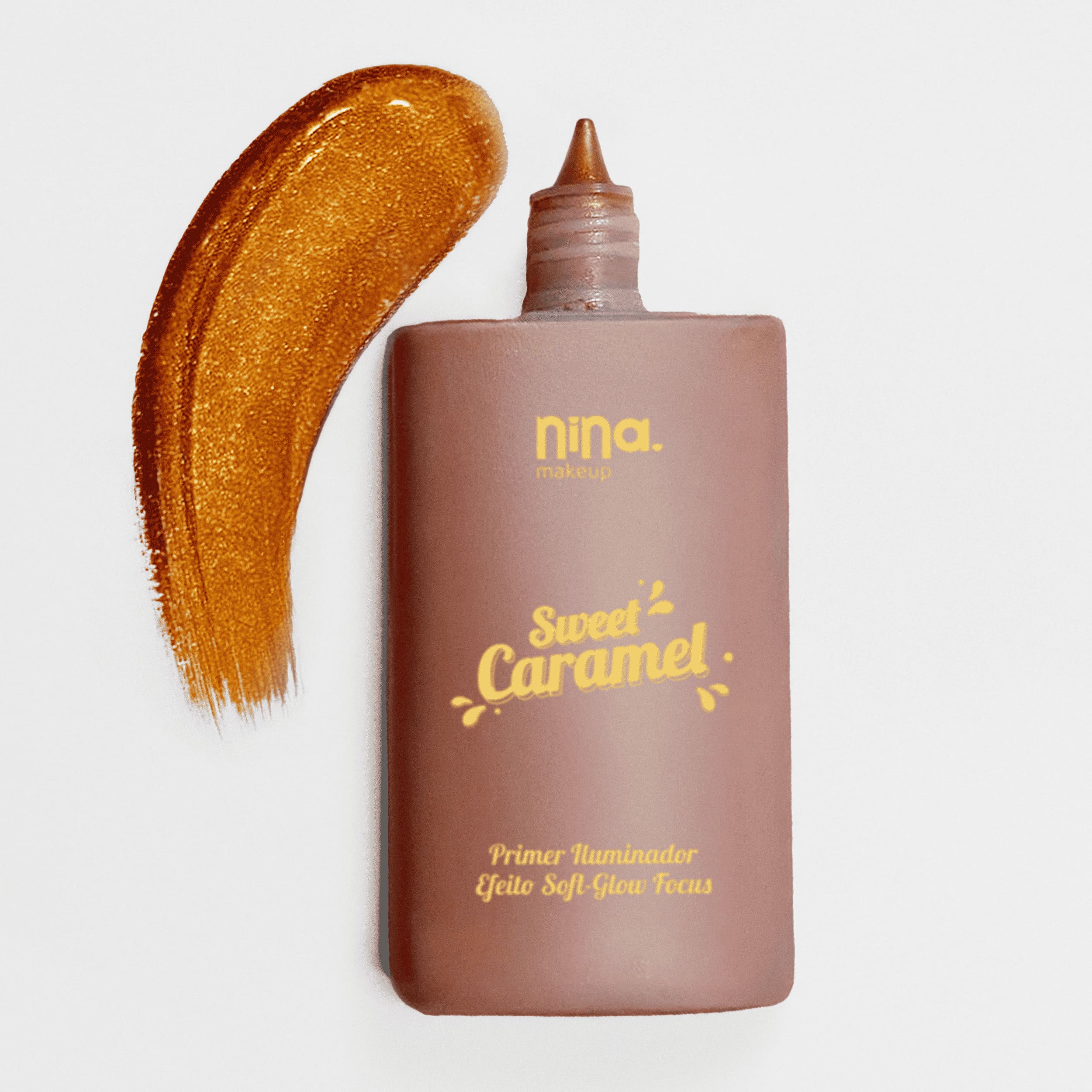 Primer Iluminador Sweet Caramel - Nina Makeup